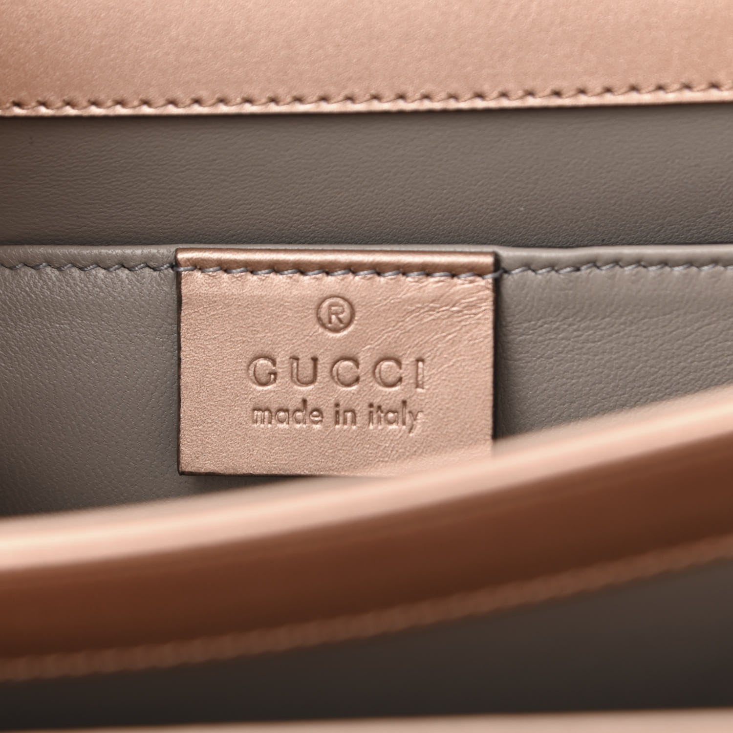 Gucci Metallic Nappa Crystal GG Broadway Shoulder Bag Pink 8 of 15