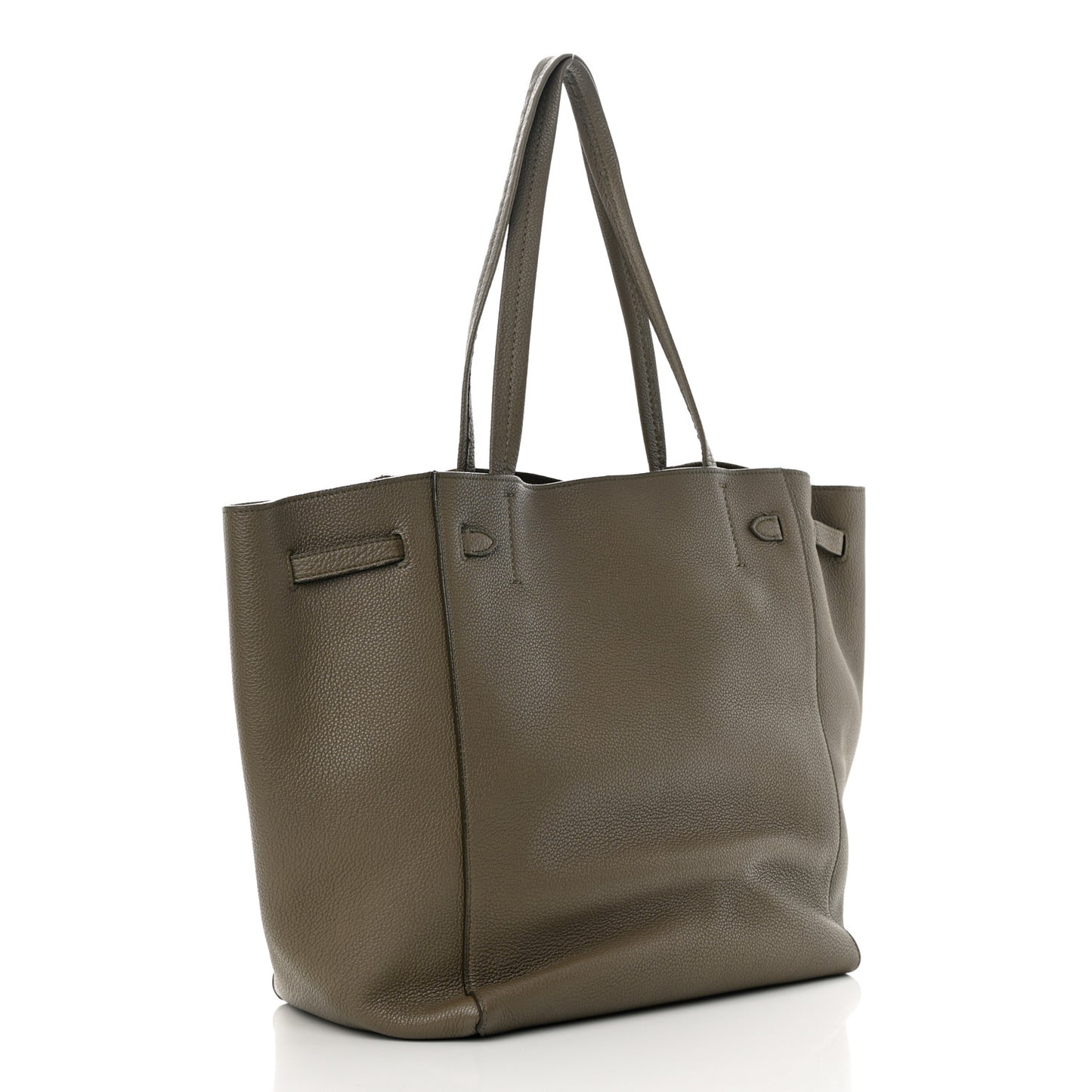 Soft Grained Calfskin Small Belt Cabas Phantom Taupe