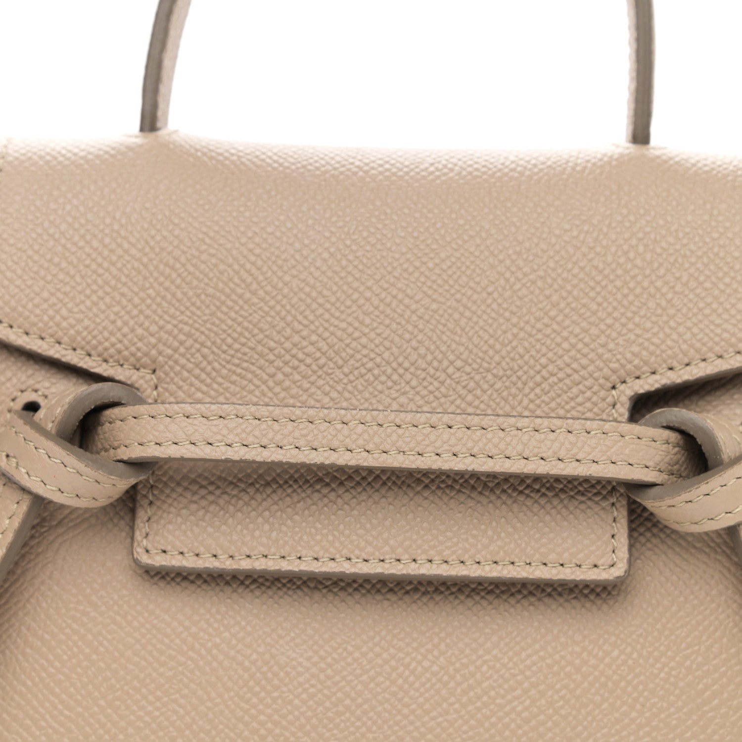 Celine Grained Calfskin Pico Belt Bag Light Taupe 8 of 10