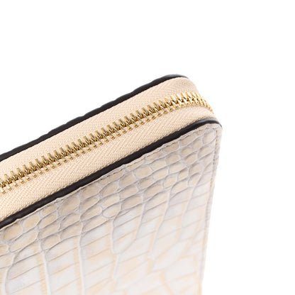 Louis Vuitton Crocodile Zippy Wallet Pearl 11 of 12