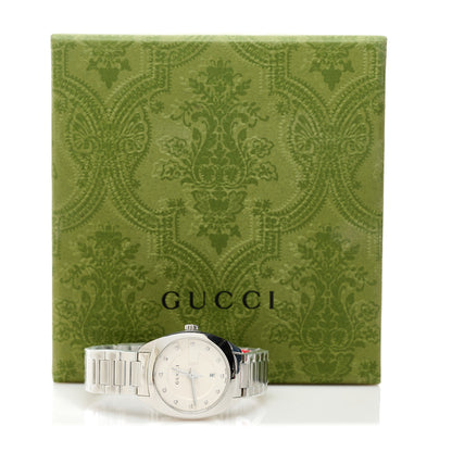 Gucci Stainless Steel Diamond 29mm GG2570 Quartz Watch 5 of 5