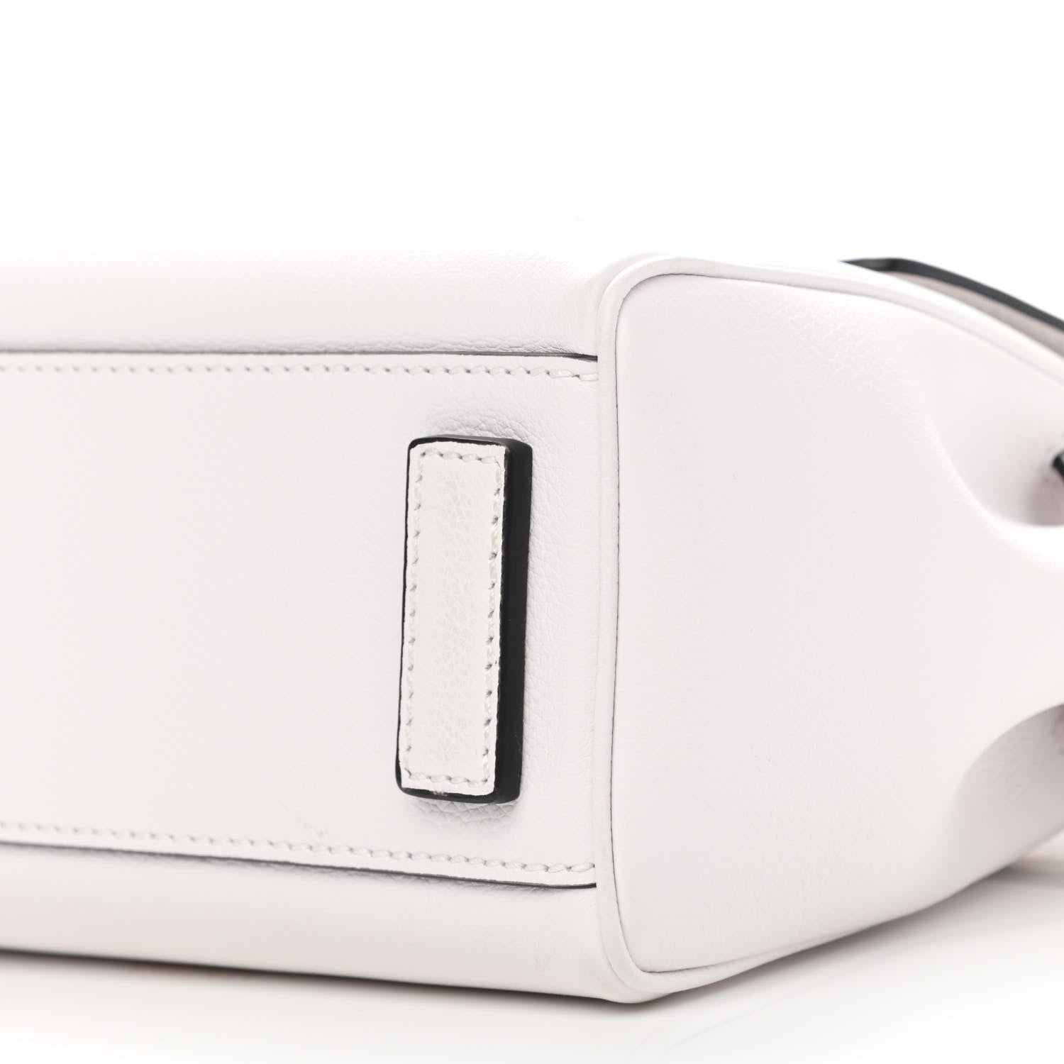 Versace Grained Calfskin Small La Medusa Top Handle Bag White 9 of 12