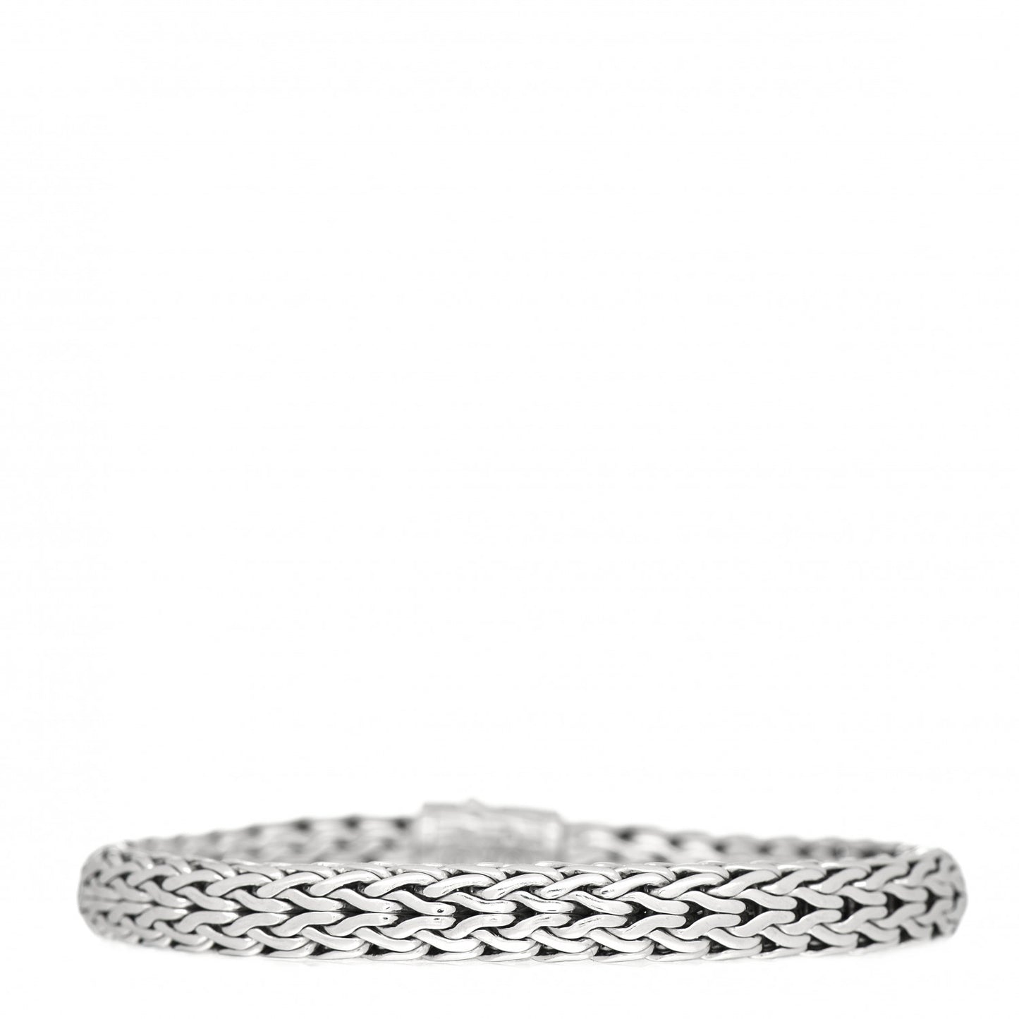 Sterling Silver Diamond 7.5mm Classic Chain Bracelet