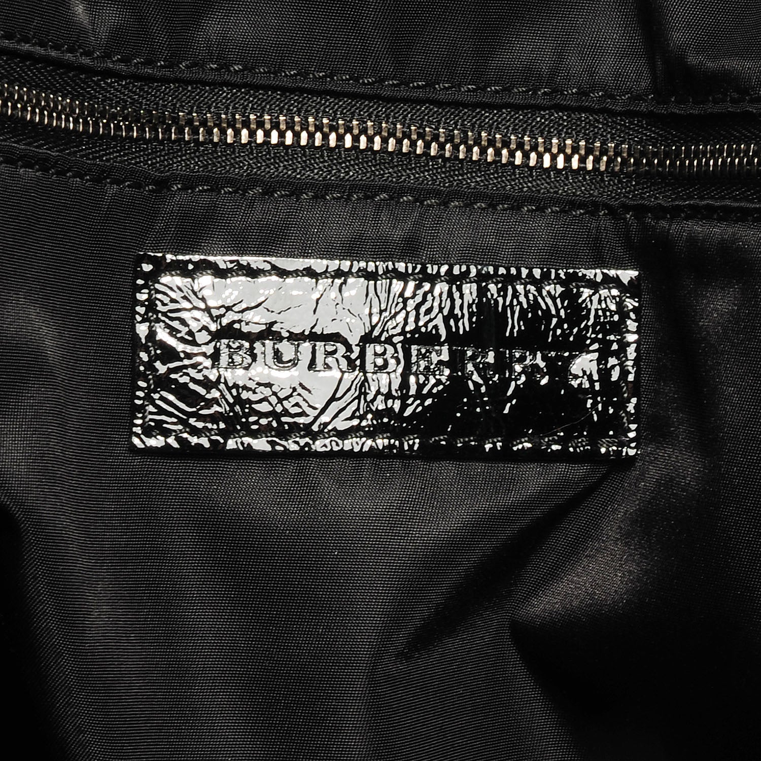 Burberry Nylon Beat Check Medium Victoria Tote Black 8 of 10