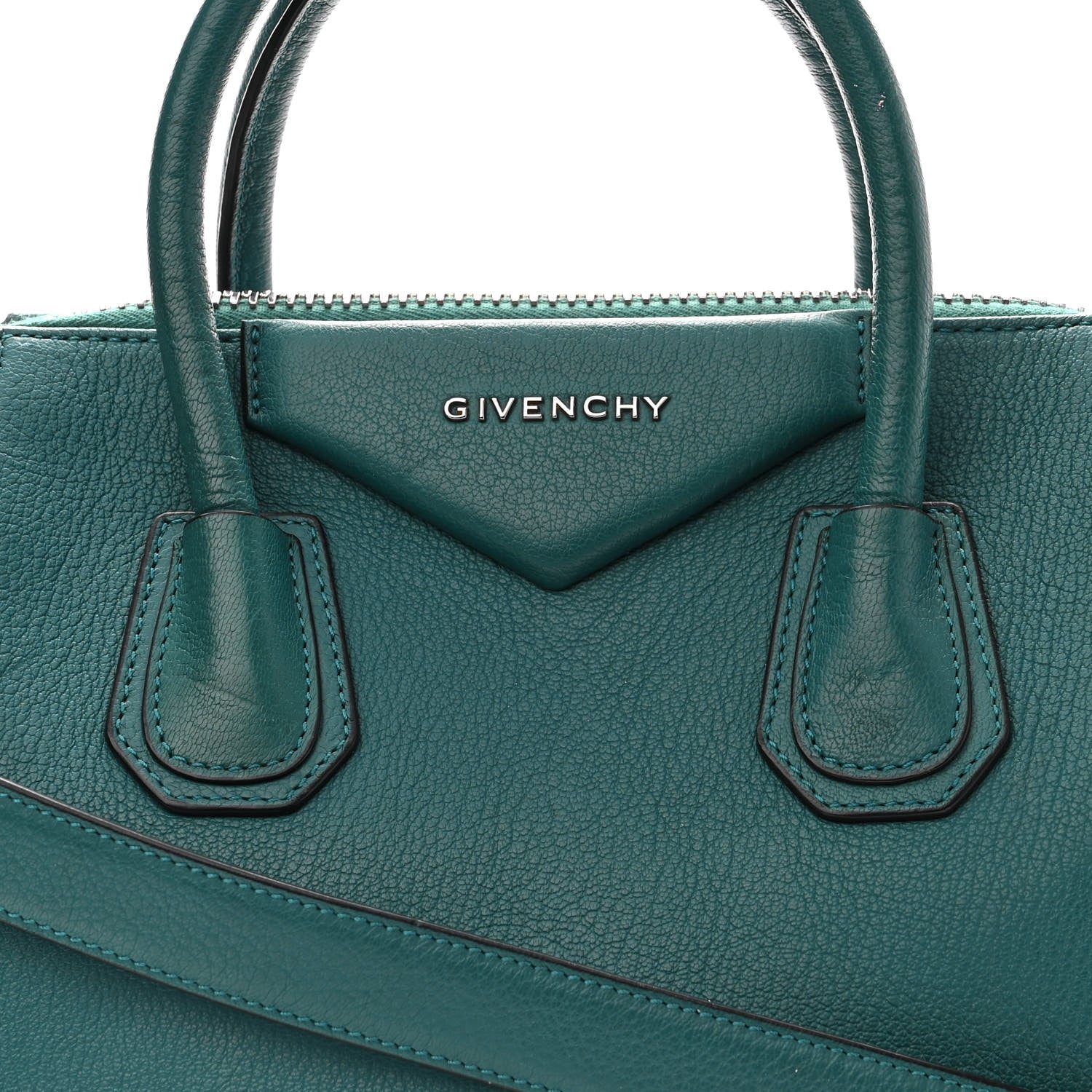 Givenchy Sugar Grained Goatskin Small Antigona Mineral Blue 7 of 15