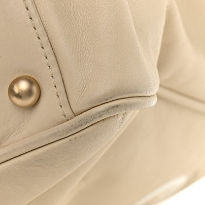 Chanel Lambskin Camellia Tote Beige 10 of 14