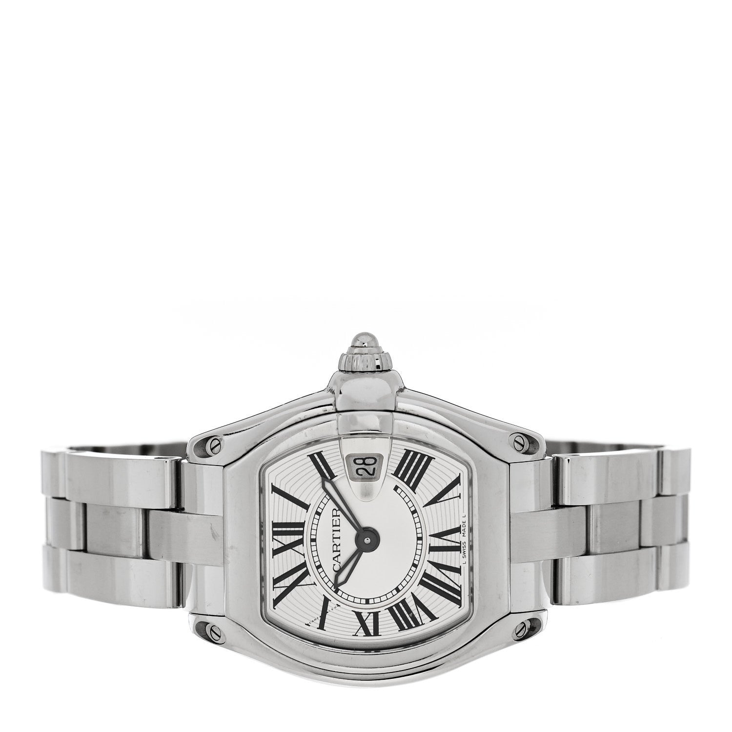 Cartier Stainless Steel 31mm Roadster Quartz Watch 2 of 4