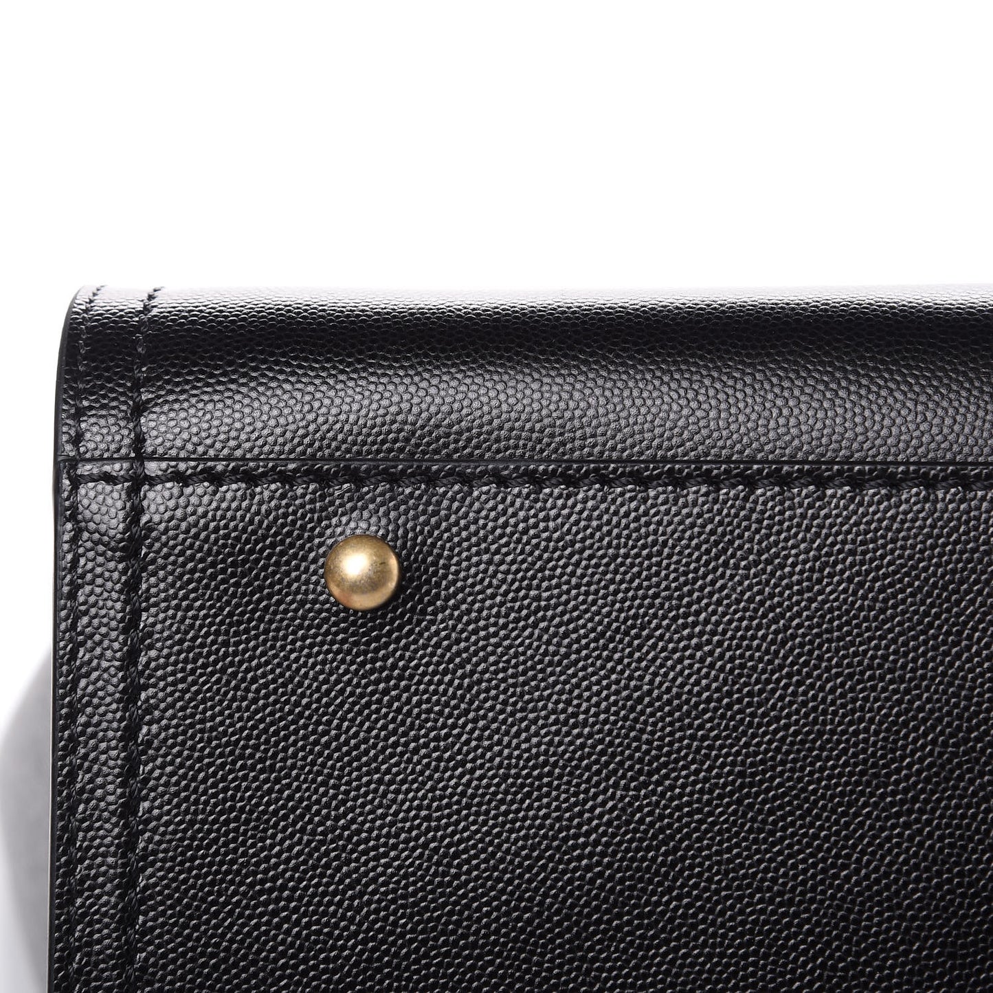 Caviar Small Studded Deauville Tote Black