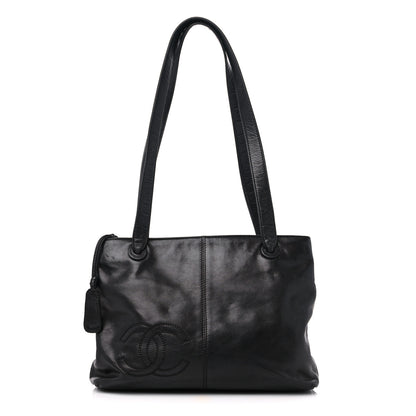Chanel Calfskin CC Shoulder Bag Black 1 of 15