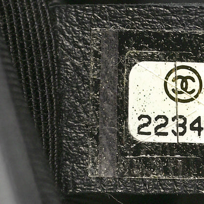 Chanel Calfskin Chevron Quilted New Medium Boy Flap Black 7 of 11
