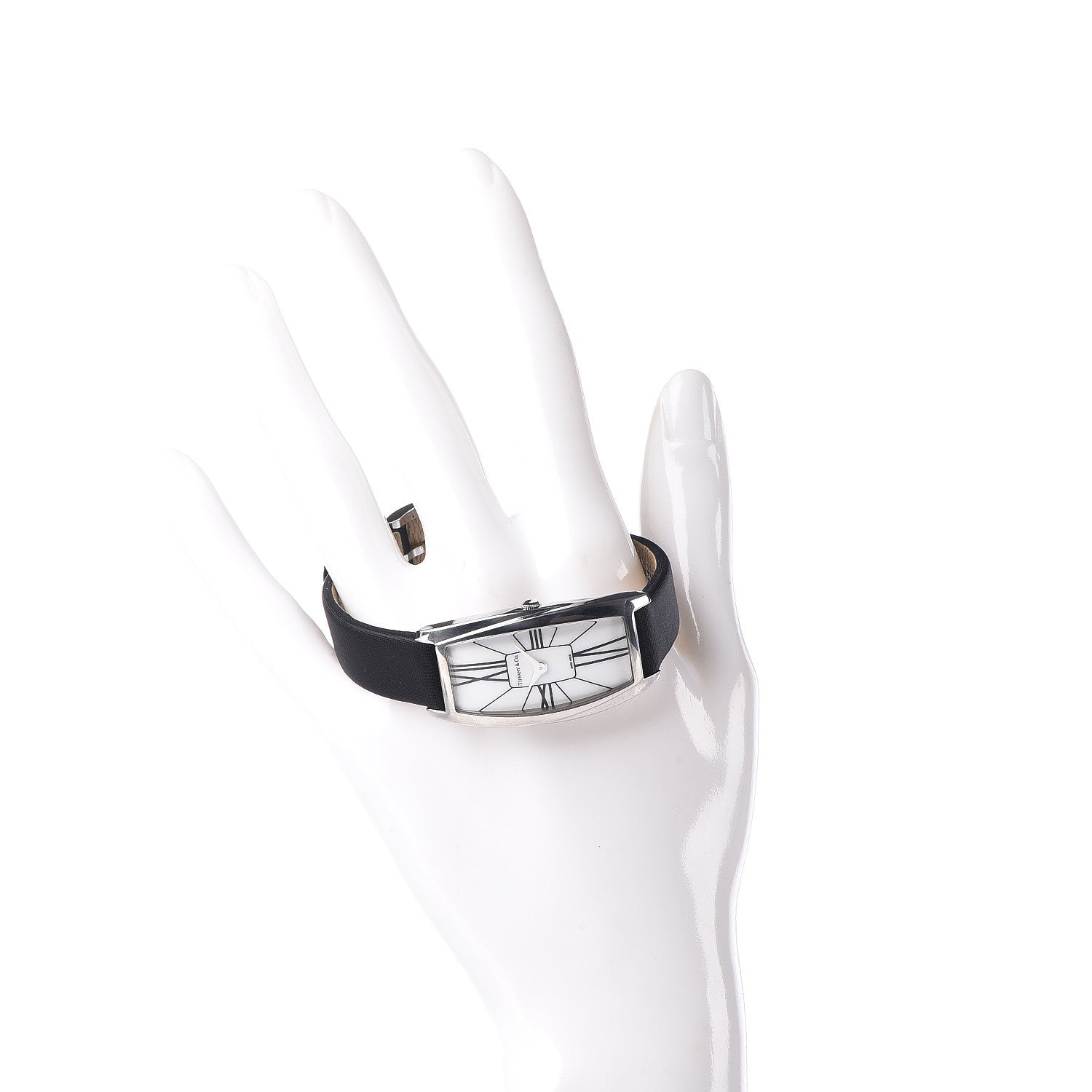 Tiffany Stainless Steel Calfskin 22mm Gemea Quartz Watch 2 of 8