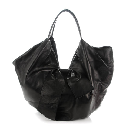 Valentino Garavani Nappa 360 Bow Hobo Black 1 of 8