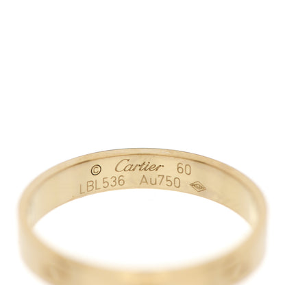 Cartier 18K Yellow Gold 3.5mm LOVE Wedding Band Ring 60 9 4 of 4