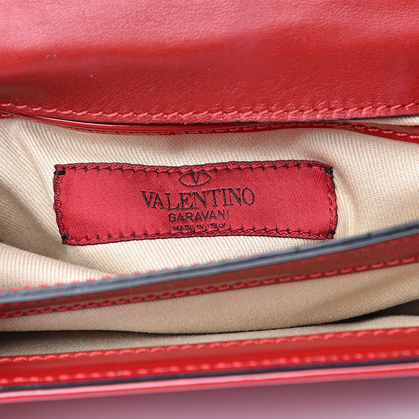 Patent Mini Va Va Voom Shoulder Bag Rosso Valentino