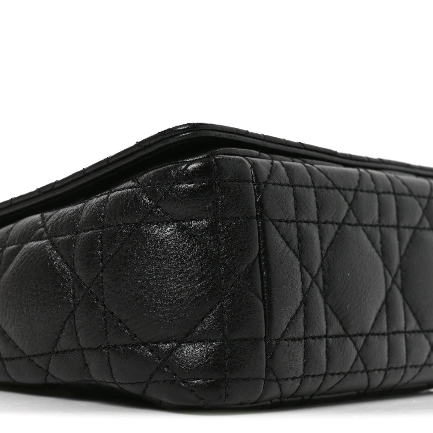 Calfskin Cannage Small Caro Bag Black