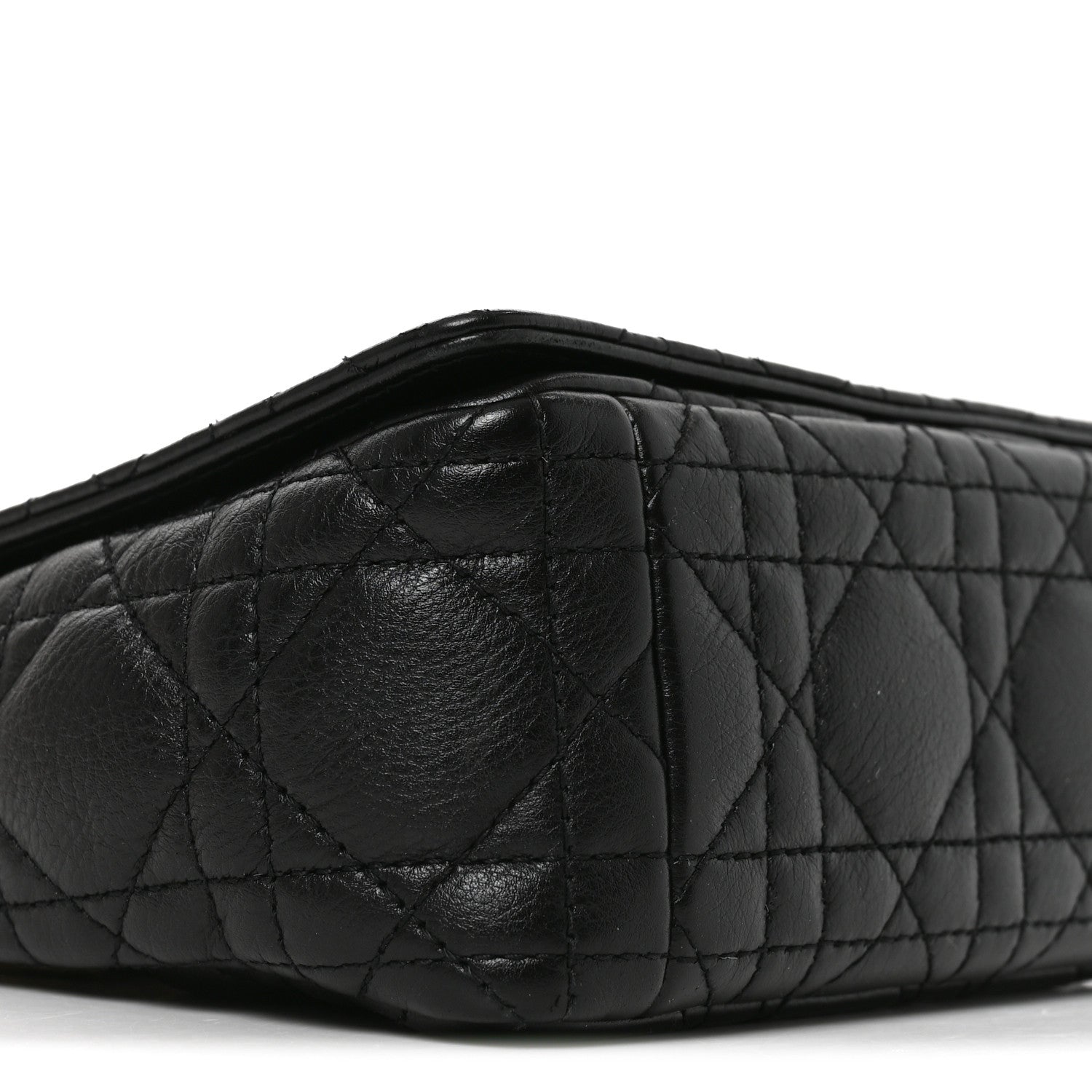 Christian Dior Calfskin Cannage Small Caro Bag Black 9 of 10