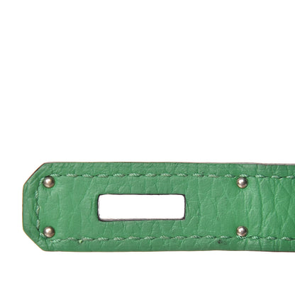 Hermes Taurillon Clemence Birkin 30 Bambou 9 of 13