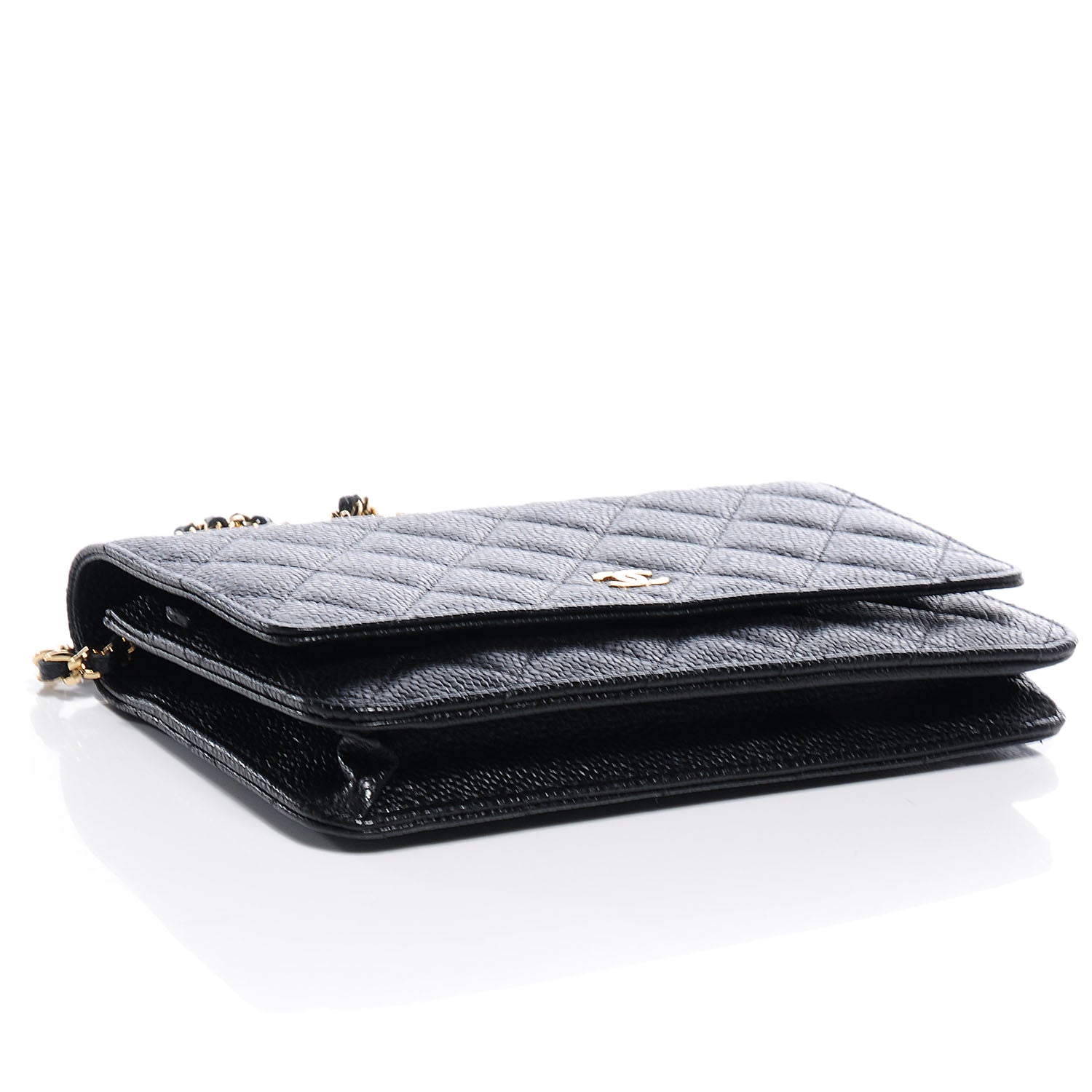 Chanel Caviar Wallet on Chain WOC Black 4 of 9