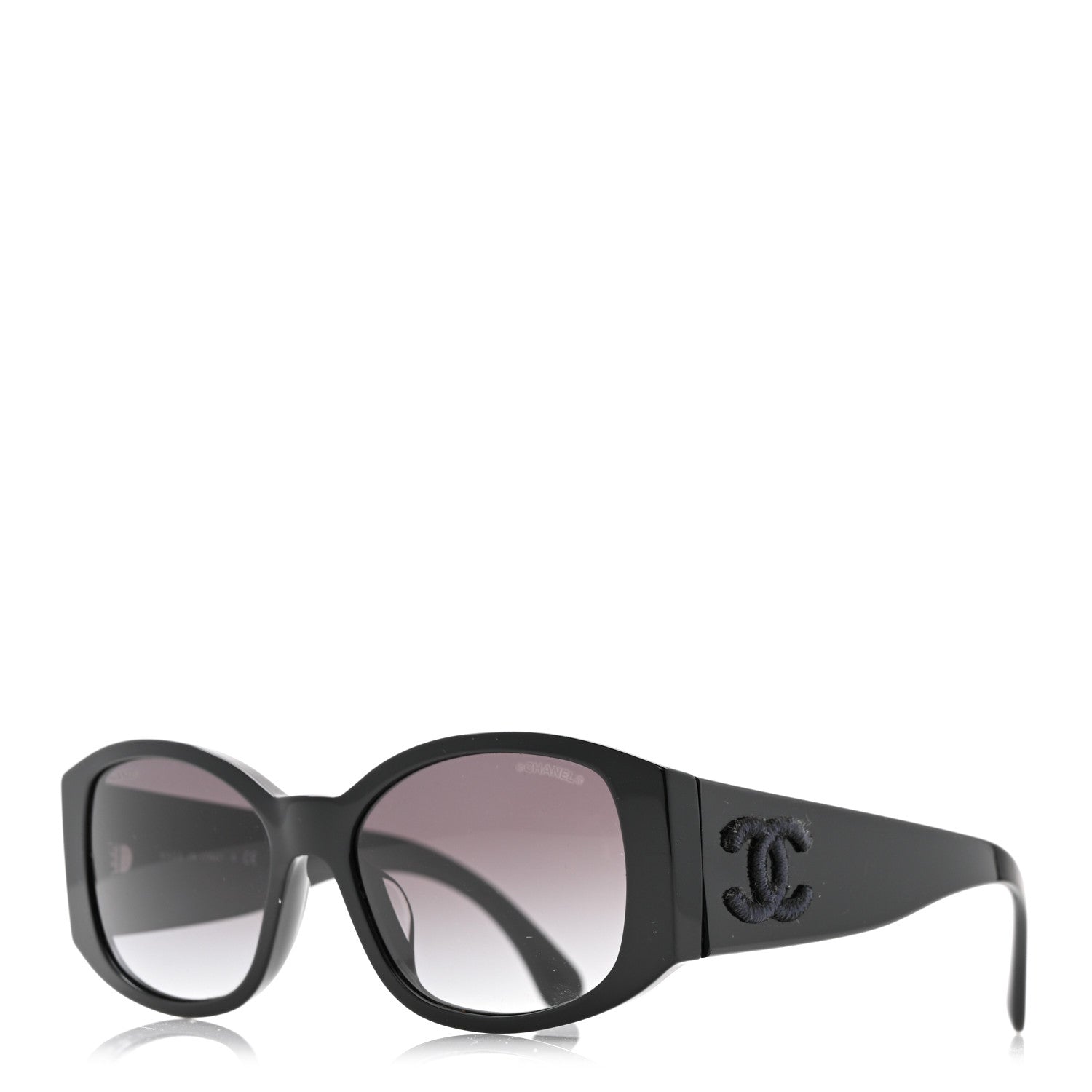 Chanel Acetate CC Logo Sunglasses 5450 Black 1 of 8