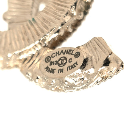 Chanel Enamel CC Baroque Earrings Black Gold 4 of 5