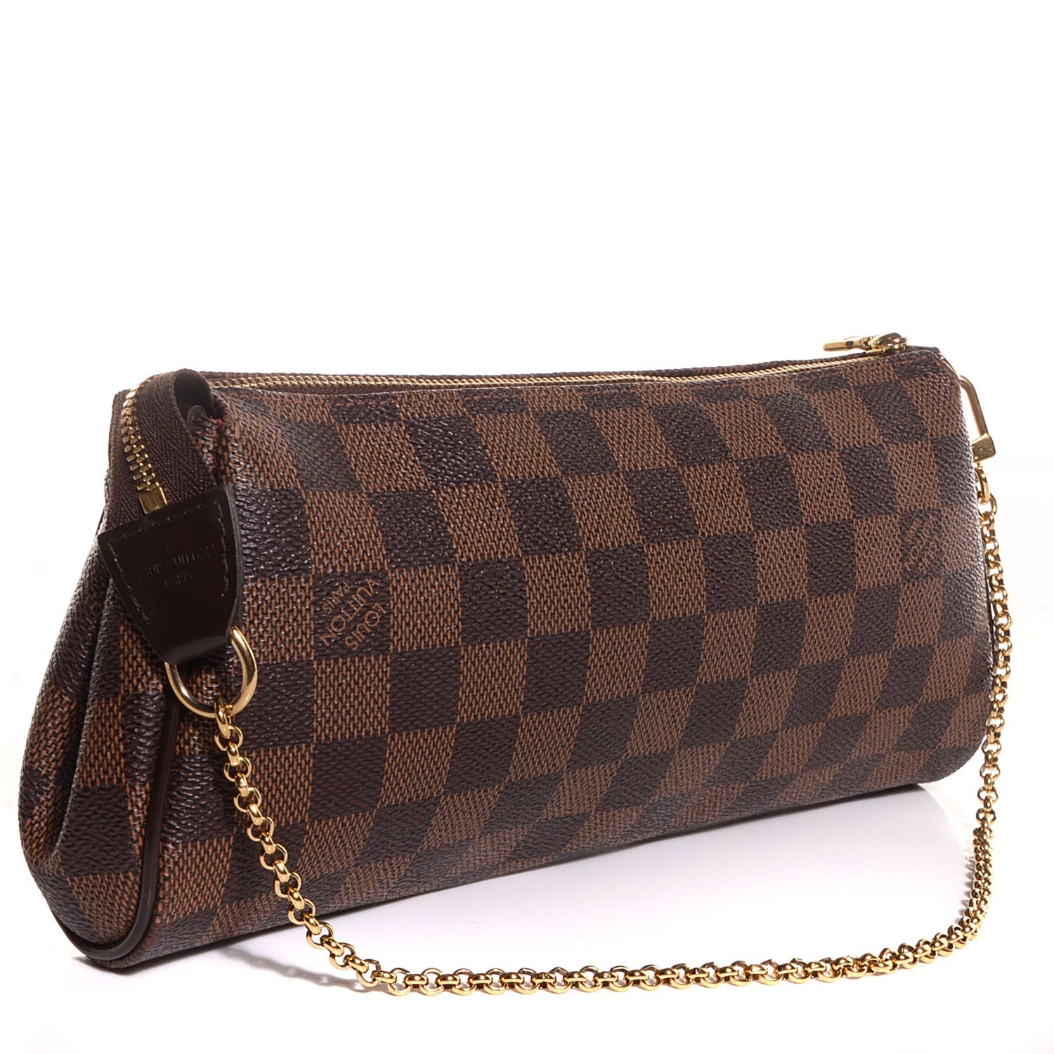 Louis Vuitton Damier Ebene Eva Clutch 3 of 7