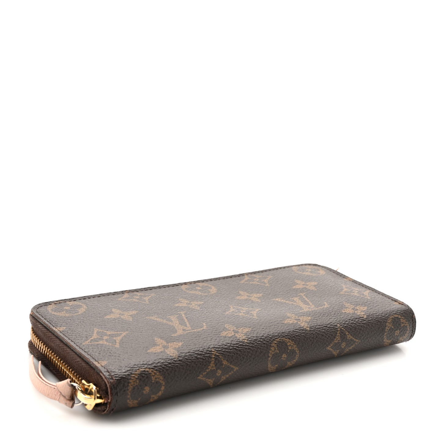Monogram Clemence Wallet Rose Ballerine
