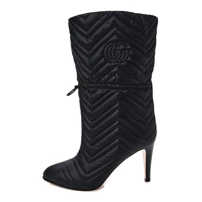Gucci Nylon GG Matelasse 95mm Ankle Boots 41 Black 1 of 9