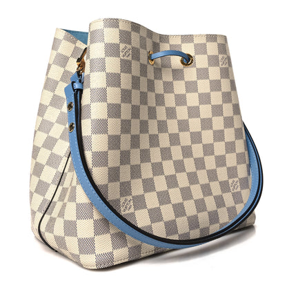 Louis Vuitton Damier Azur Neonoe MM Bleuet 3 of 9