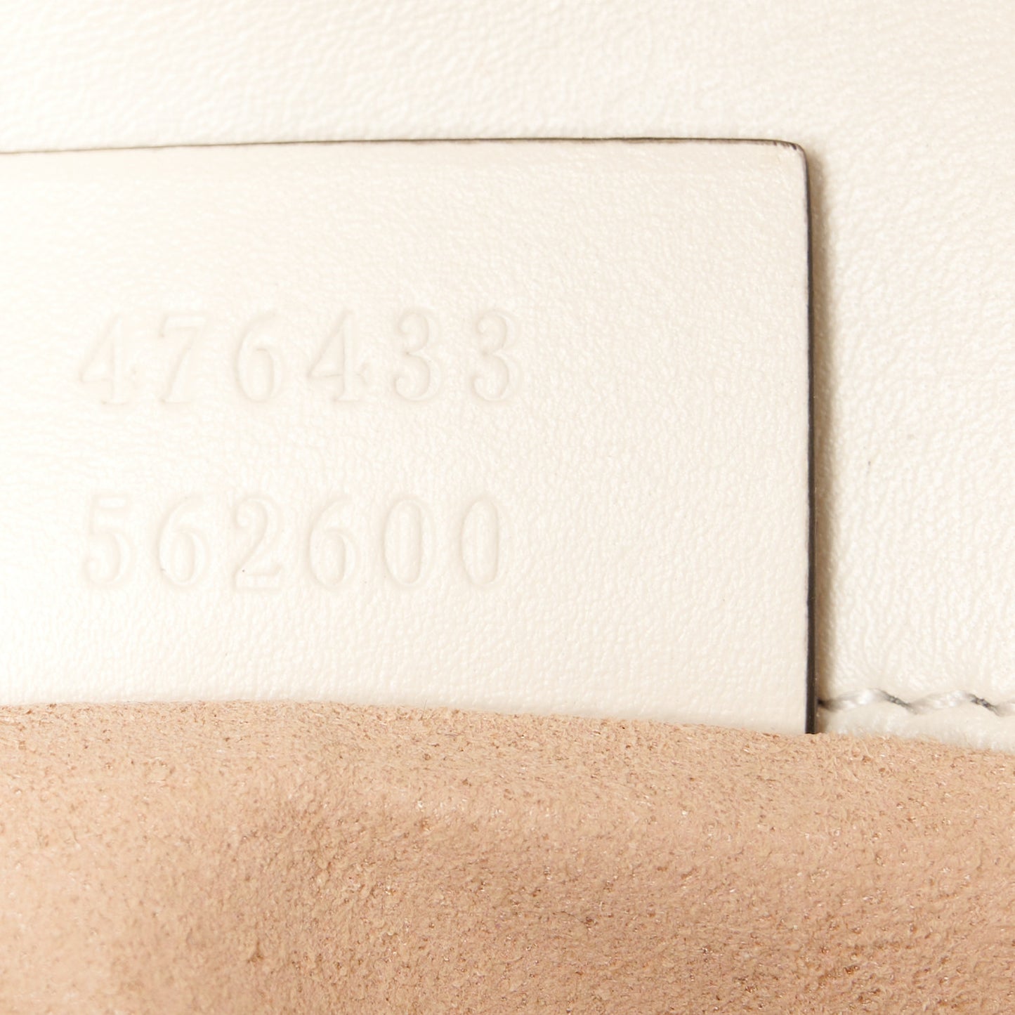 Calfskin Matelasse Super Mini GG Marmont Shoulder Bag White
