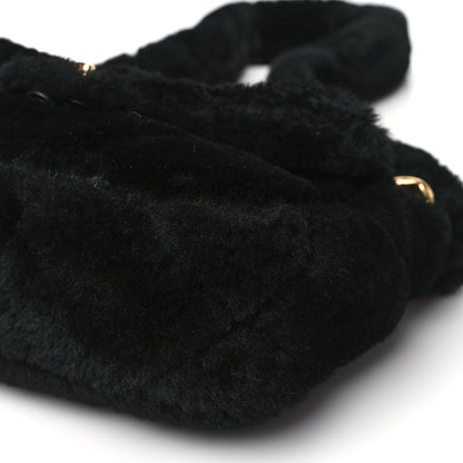 Chanel Shearling Quilted Coconing Single Flap Black 10 of 10