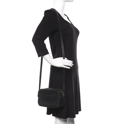 Gucci Guccissima Signature Small Camera Bag Black 2 of 9