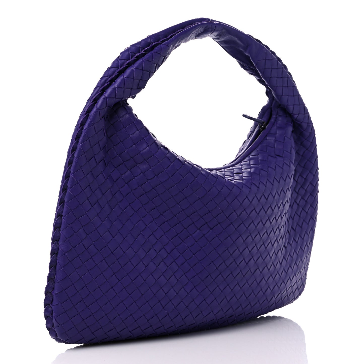 Nappa Intrecciato Medium Veneta Hobo Anemone