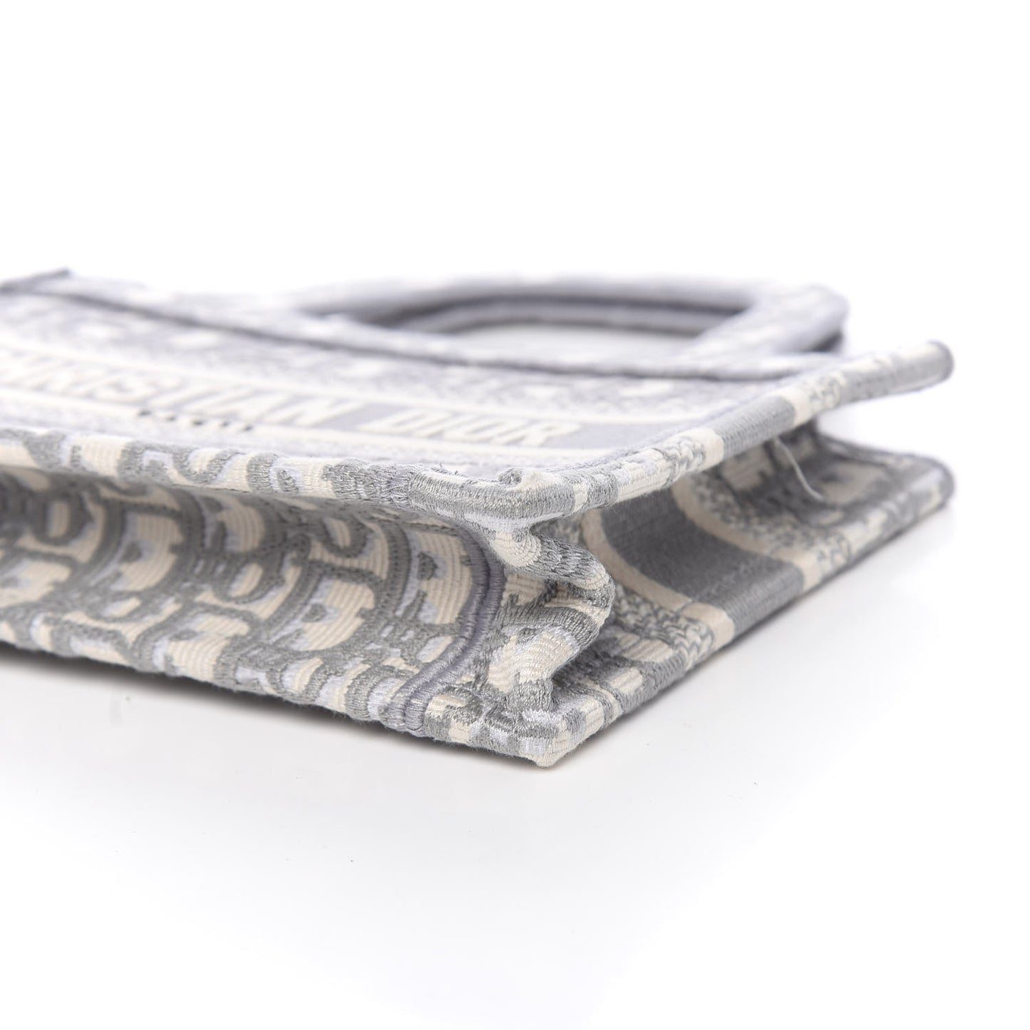 Oblique Mini Book Tote Grey Multicolor