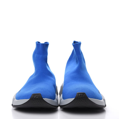 Balenciaga Neoprene Knit Mens Speed Sneakers 40 Bleu 2 of 8