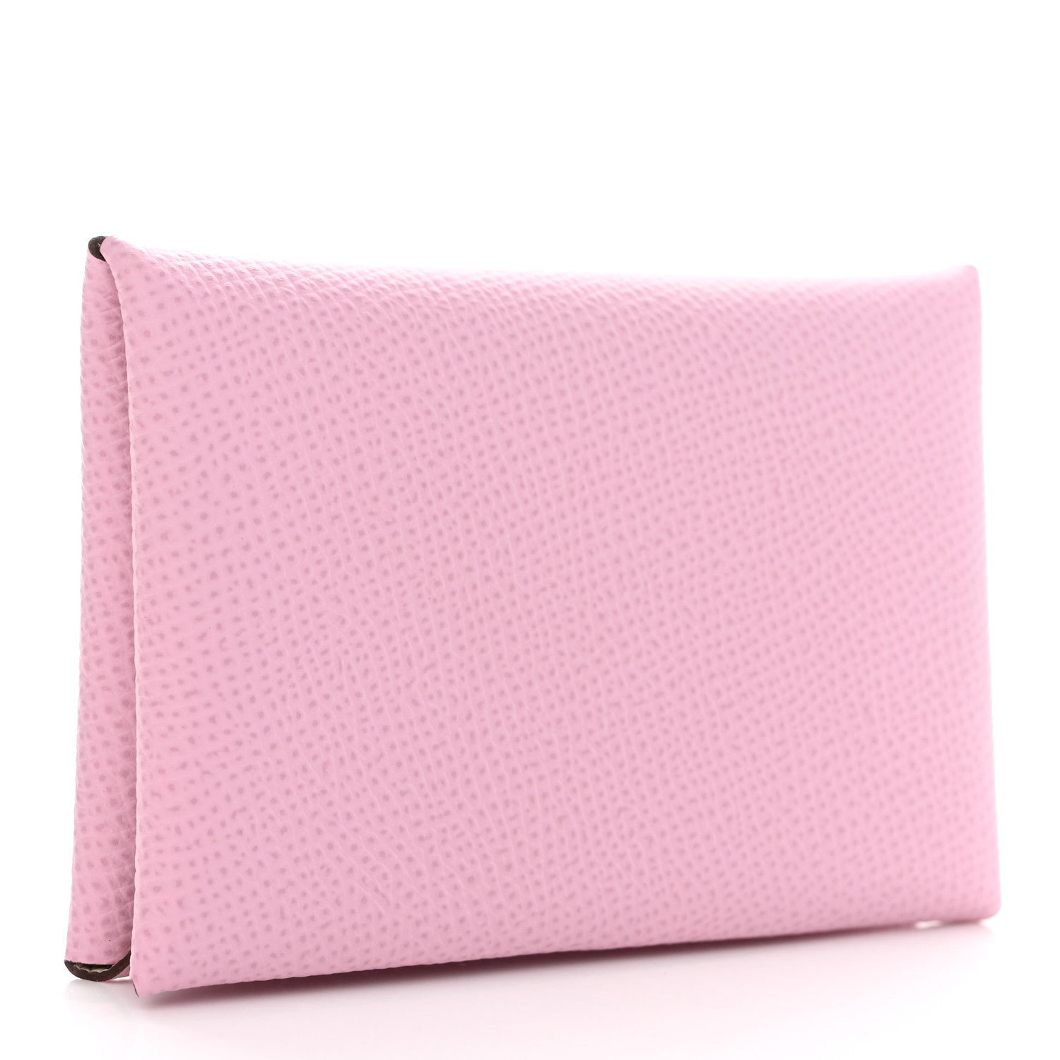 Hermes Epsom Horseshoe Calvi Card Case Mauve Sylvestre Craie 3 of 8