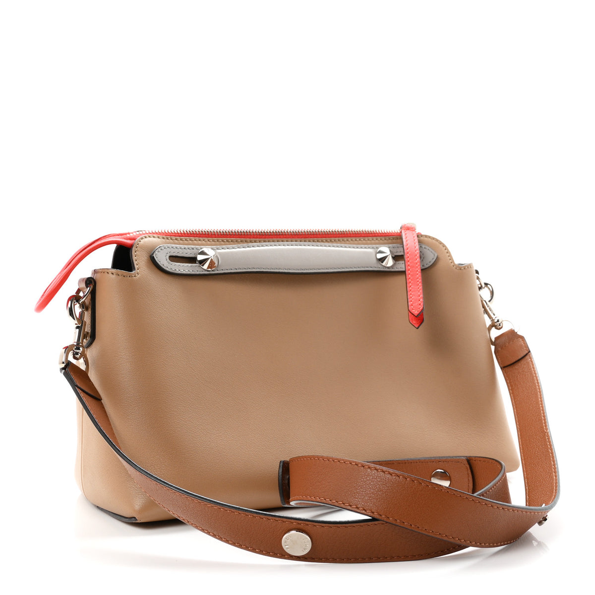 Vitello Dolce 5 Color Medium By The Way Boston Bag Cuoio Multicolor