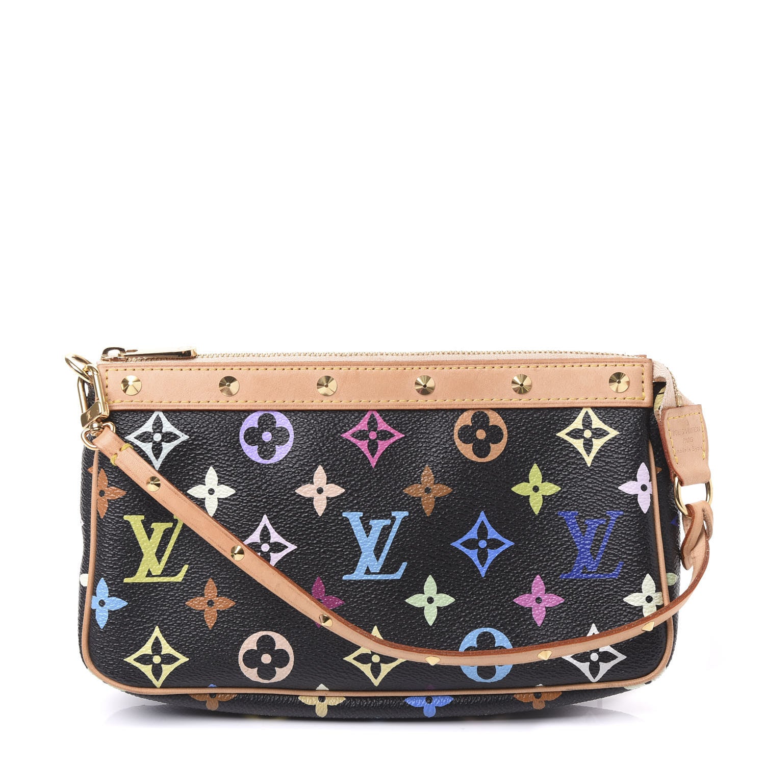 Louis Vuitton Monogram Multicolor Pochette Accessories Black 1 of 9