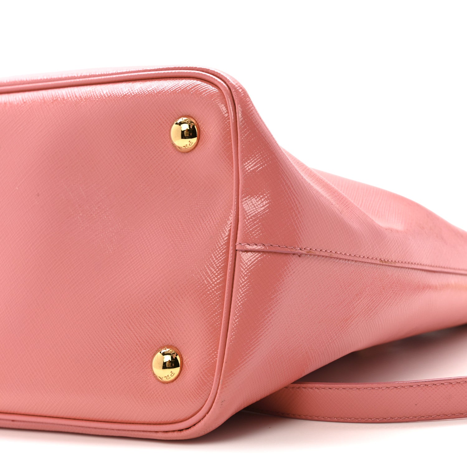 Prada Saffiano Vernice Galleria Shopping Tote Begonia 10 of 14