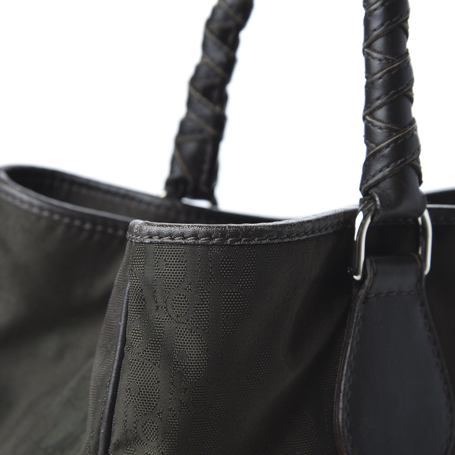 Nylon Monogram Lovely Tote Brown