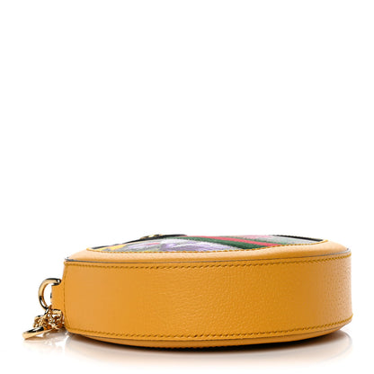 Gucci GG Supreme Monogram Flora Web Mini Ophidia Round Shoulder Bag Beige Multicolor Crop 4 of 11