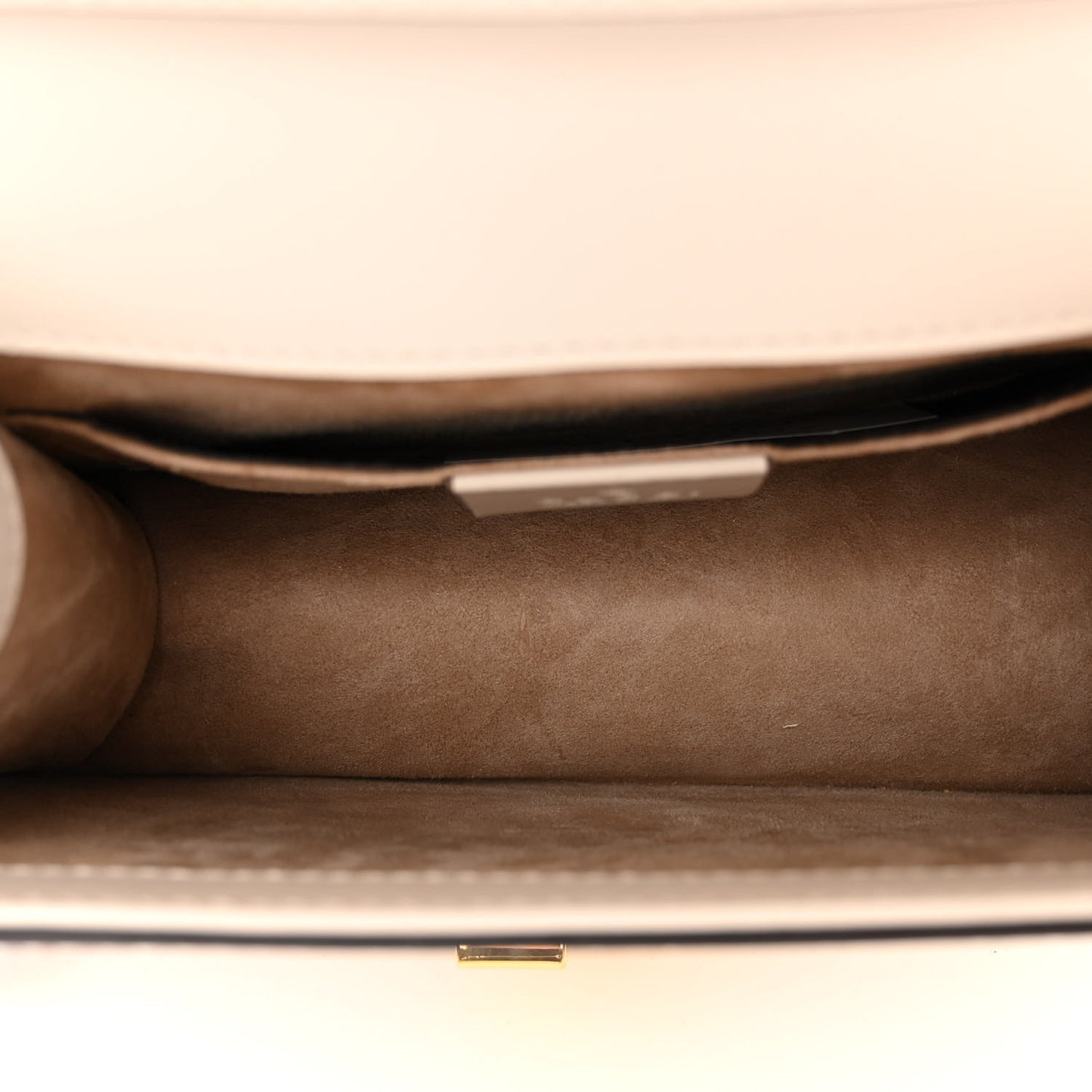 Calfskin Mini Sylvie Top Handle Bag White