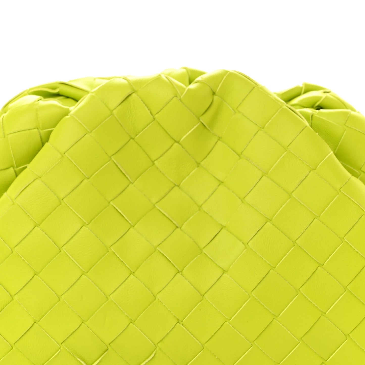 Nappa Maxi Intrecciato The Pouch Oversized Clutch Kiwi