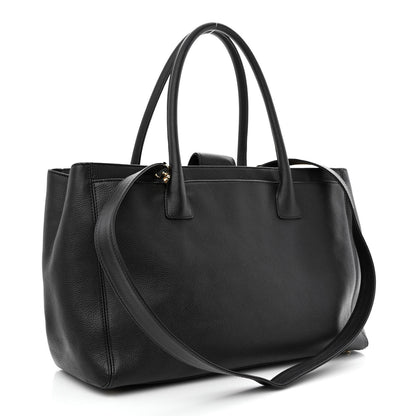 Chanel Calfskin Cerf Executive Shopper Tote Black 4 of 16