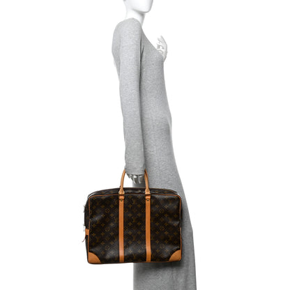 Louis Vuitton Monogram Porte-Documents Voyage Briefcase 2 of 11
