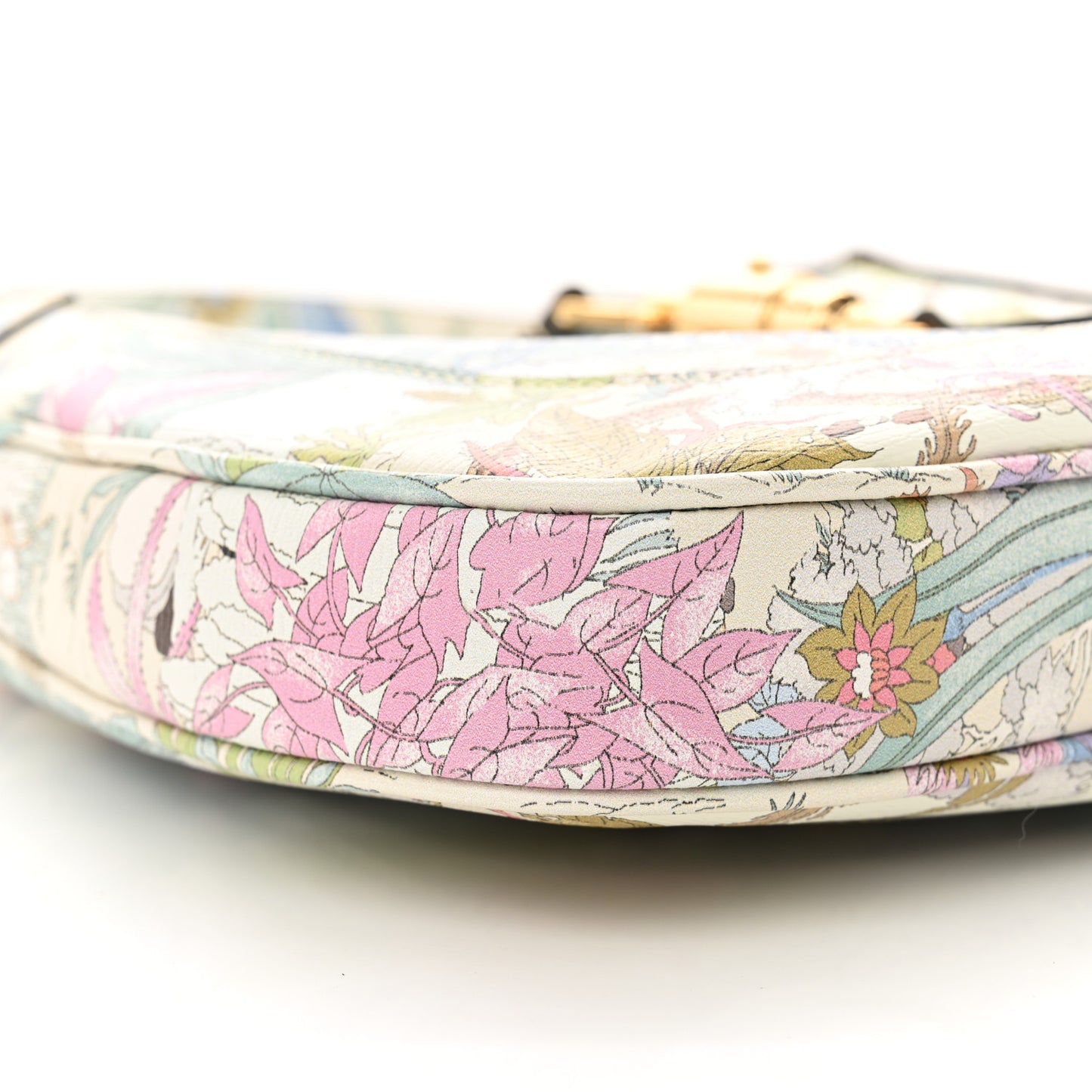 New Shangai Calfskin Tiger Savanah Small Jackie 1961 Hobo Chalky White Multicolor