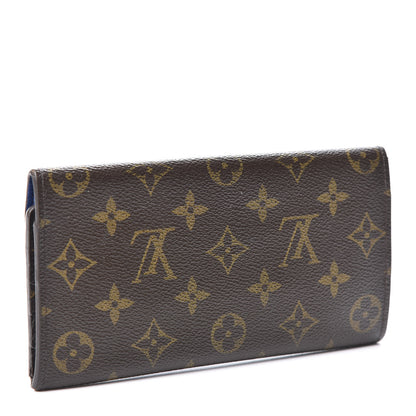 Louis Vuitton Monogram Josephine Wallet Blue 2 of 11