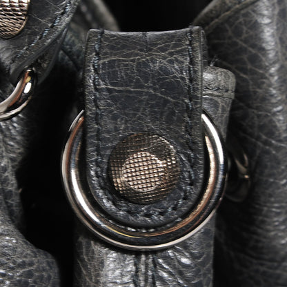 Balenciaga Agneau Giant 12 Silver Hardware Pompon Gris Tarmac 12 of 13