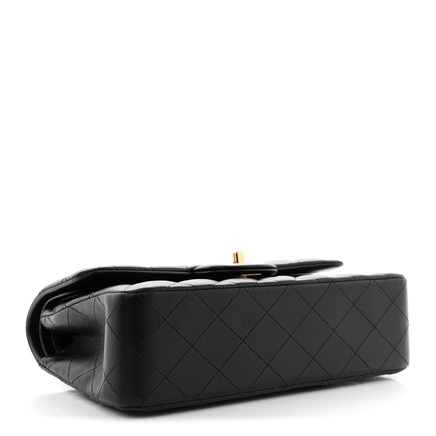 Chanel Lambskin Quilted Small Double Flap Black 4 of 13