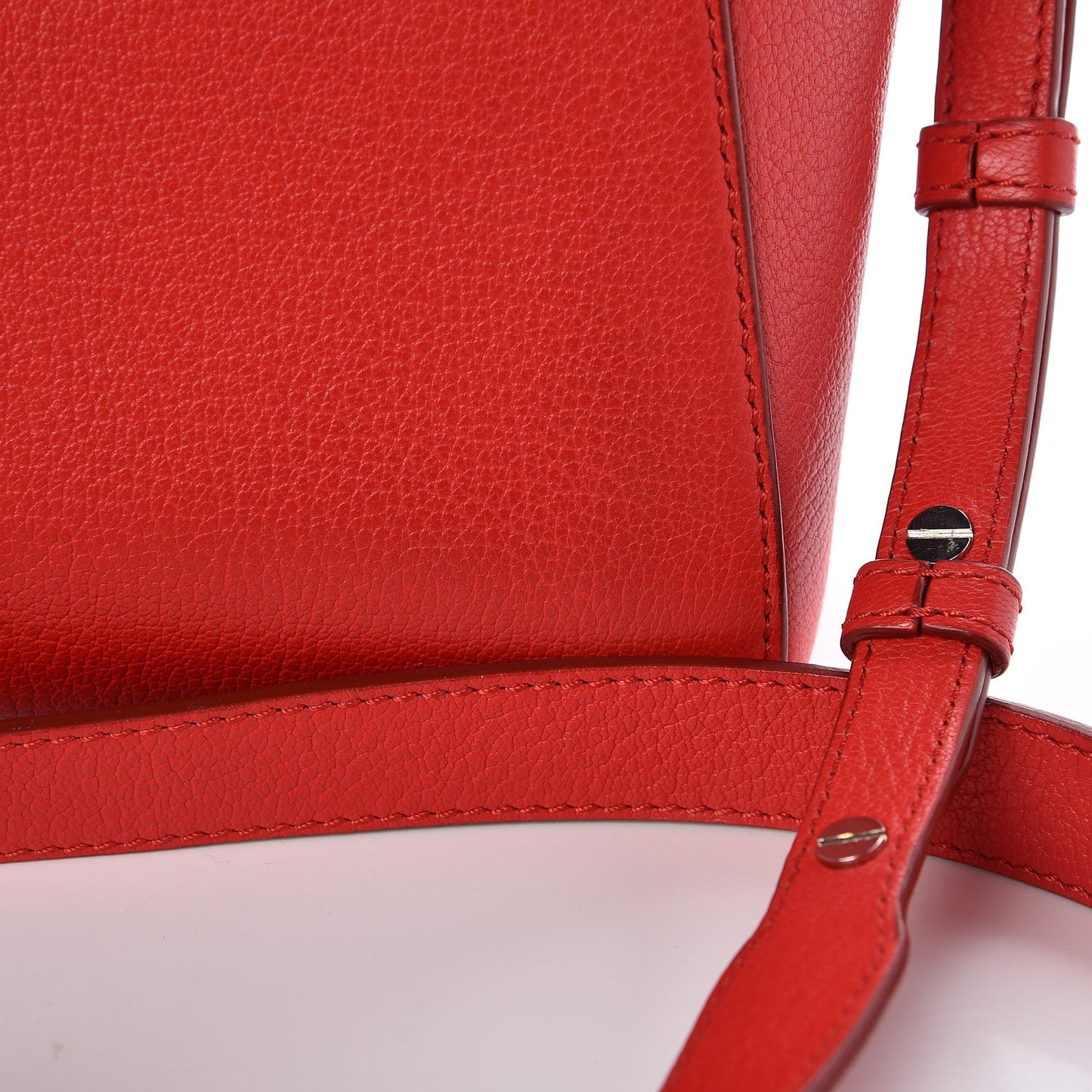 Sugar Goatskin Mini Antigona Red