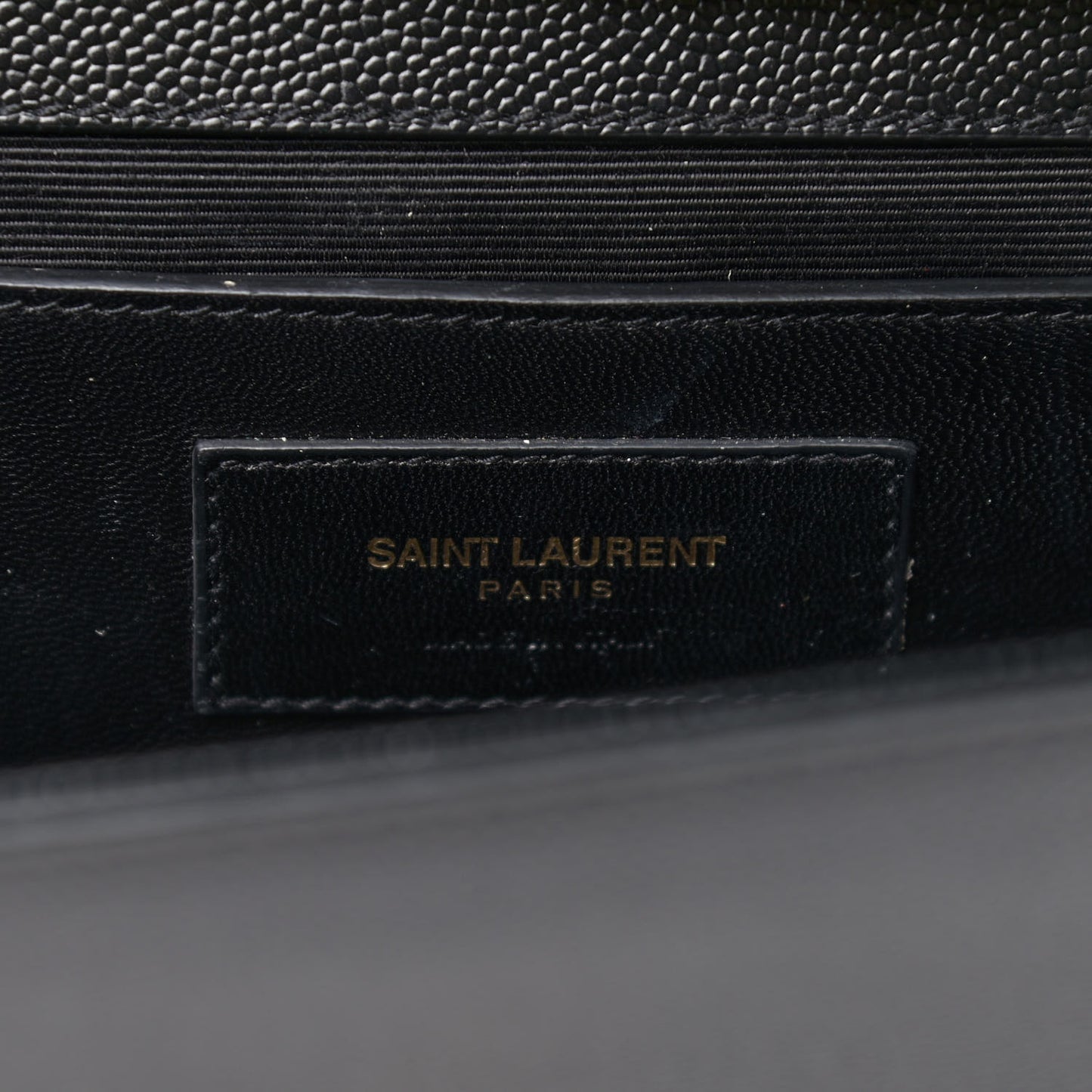 Grain De Poudre Medium Classic Monogram Kate Satchel Black
